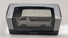 Vintage Mini Car 1/43 Kyosho Toyota Hiace 2014 Super Gl White Model