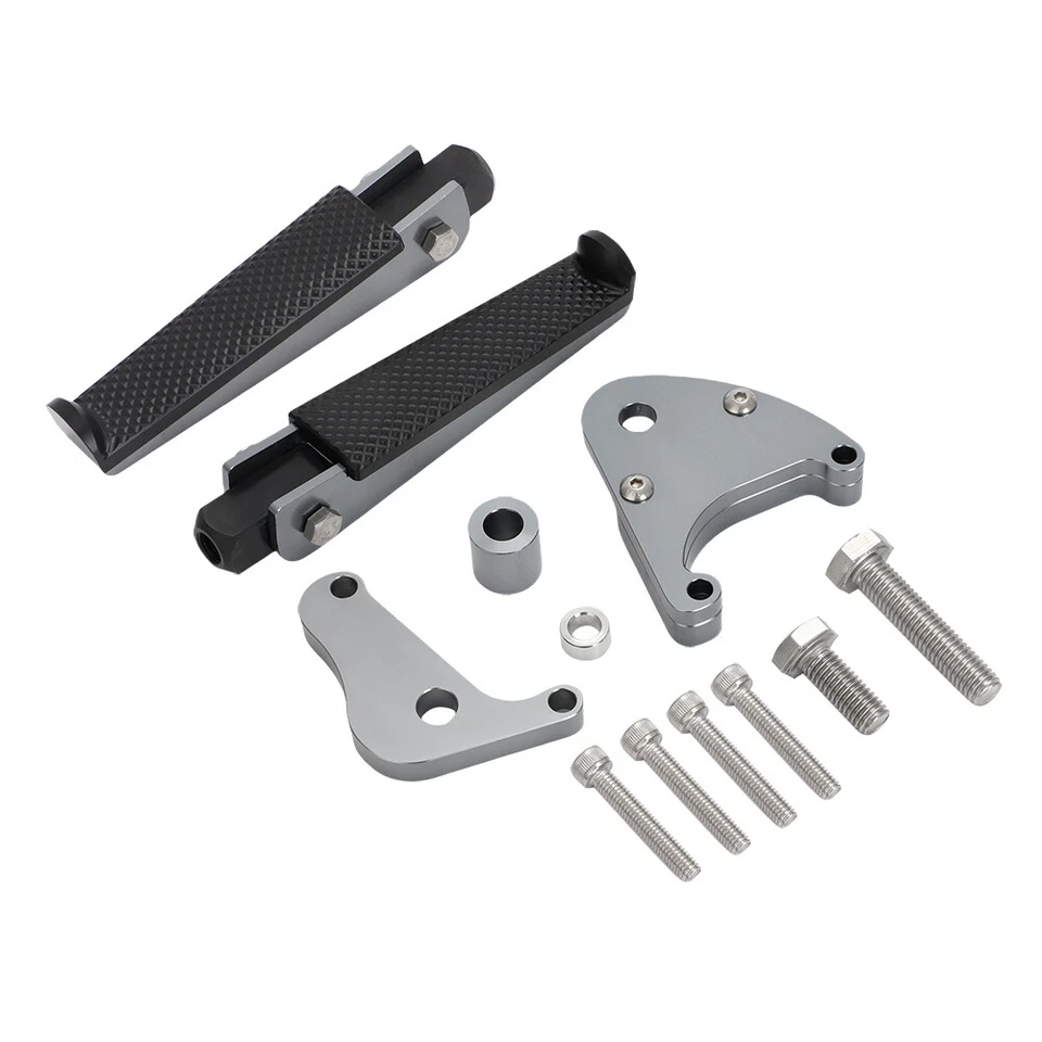For Yamaha FJR1300 Aluminum Folding Highway Foot Peg Footrest Mounting Plate Kit Foto 2 de 4