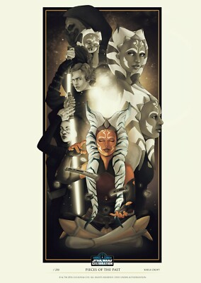 STAR WARS CELEBRATION Europe Limited edition Ahsoka Tano Art Print  Kaela Croft 