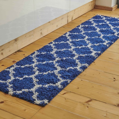 Shaggy Trellis Rugs for Bedroom Super Soft Cosy Long Pile Rugs Modern Decor NEW - Picture 17 of 17