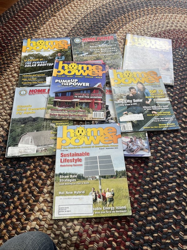 8 Old Home Power Magazines