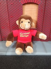 Vintage Curious George Plush Doll Stuffed Animal 7'' Tall 1992 Monkey