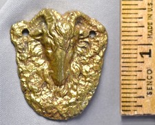 Antique Ram's Head Ormolu - Gilt Bronze - Furniture Mount - 18th-19th C. France