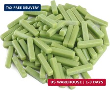 150g Green Mosaic Glass Tiles Strips for Crafts DIY Art Garden Supplies