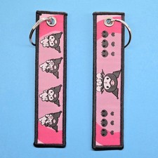Kuromi Sanrio 5" Jet Tag Keychain Double Sided 1 Piece