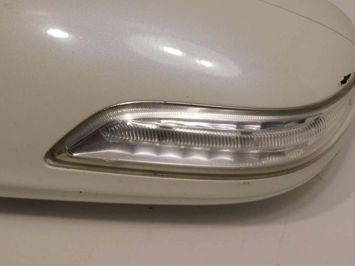 2007 2008 Acura TL LEFT SIDE VIEW MIRROR METALLIC WHITE 608581