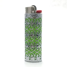 Metal Lighter Pouches Case Cover Holder Sleeve Hollow Lightweight Design for BIC