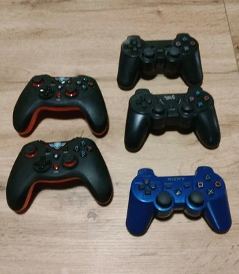 Lot 5 Manettes PS3 / Playstation 3 / HS / Hors Service - Photo 1/4
