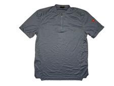 Official McDONALD'S APPAREL COLLECTION Blue ZIP PULLOVER T-SHIRT Crew Work Men L