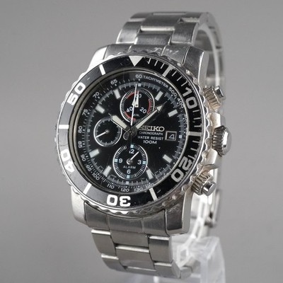 SEIKO Vintage Chronograph Diver 7T62-0CV0 Men's 42mm Watch New