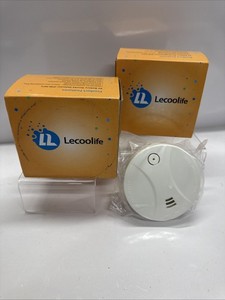 Lecoolife 4 Pack Smoke Alarm 9V Loud 85db Alarm Signal Brand  NEW