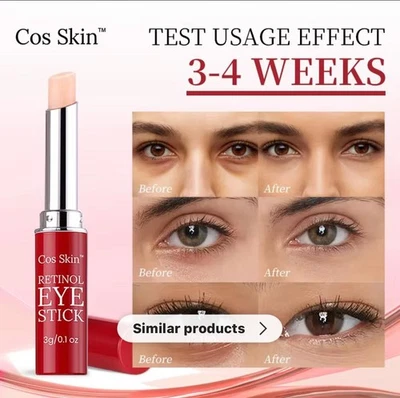 COS SKIN Under Eye Cream Anti Wrinkle Firming Tightening Eye Bags Removal Eye Balm Stick