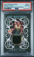 2024 Panini Origins WNBA - JEWELL LOYD #ANJL - ART NOUVEAU MEMORABILIA - PSA 8