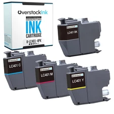 LC401 Ink Cartridges Lot for Brother MFC-J1010DW MFC-J1012DW MFC-J1170DW