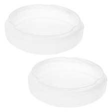  2pcs Round Dome Plastic Lampshade Replacement Ceiling Light Cover Flush Mount