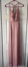 Azazie Sleeveless Bridesmaid Dress Dusty Rose Size A0