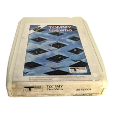 NEW PADS&SPLICE! THE WHO Tommy 2LP 1969 B- 8-track cartridge