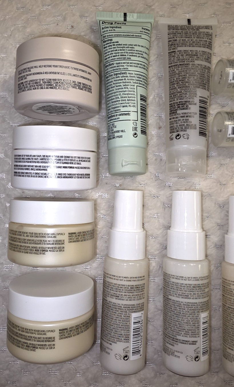 Ouai HUGE NEW LOT 14 Pieces Detox Shampoo Leave-In Conditioner Hair Oil Mask