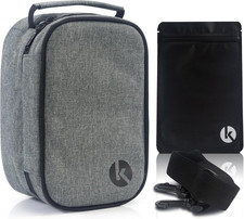 Travel Pill Organizer Secure Medicine Storage Bag with Lock - Personal Contain