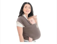KeaBabies Copper GrayBaby Wrap Sling Carrier All In 1 Newborn To Toddler , 120