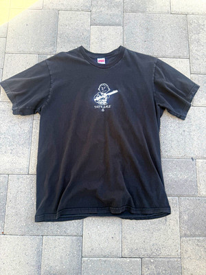 Supreme Peanuts Charlie Brown Graphic Tee Black Men's L Cotton Preshrunk
