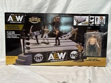 AEW All Elite Wrestling Authentic Scale Ring & Exclusive Kenny Omega Figure