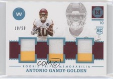2020 Encased Rookie Triple Memorabilia Sapphire 10/50 Antonio Gandy-Golden g5j