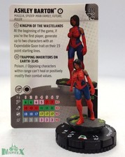Heroclix Spider-Verse set Ashley Barton 032 Rare figure w/card