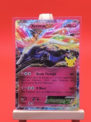Xerneas EX 97/146 Celebrations Textured Ultra Rare Holo Pokemon