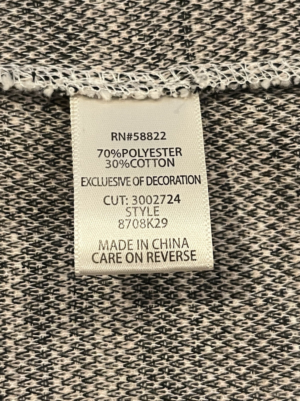 Max Studio Large Gray Tweed Pattern Blazer Woven … - image 5