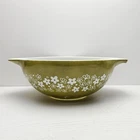 Vintage Pyrex 444 Spring Blossom Crazy Daisy Cinderella Mixing Bowl 4 Qt READ