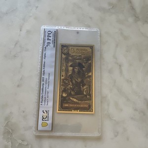 PCGS Goldback 5 Florida 2025 Alpha, Alpine Utah Grade 70 PPQ Uncirculated