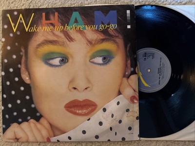 WHAM! WAKE ME UP BEFORE YOU GO-GO 12'' Maxi vinyl single UK Import George Michael