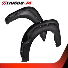 4pcs Fender Flares Frontrear Fits For 2004-2015 Nissan Titan Pocket Style Black 4pcs Fender Flares Frontrear Fits For 2004-2015 Nissan Titan Pocket Style Black