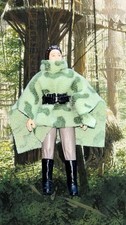 VINTAGE 1984 KENNER STAR WARS: ROTJ PRINCESS LEIA IN COMBAT PONCHO W/ BELT VG/F