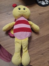 Sainsburys Betsy Butterfly Plush Soft Toy Comforter Wings Insect Pink Striped 