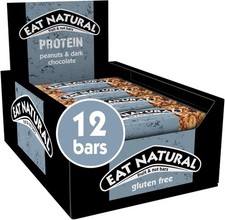 Eat Natural Protein Peanuts & Dark Chocolate Fruit & Nut Bars 12 x 40g