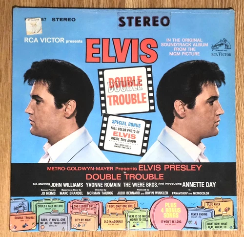 ELVIS PRESLEY Double Trouble FACTORY SEALED 1967 STEREO FIRST PRESSING Near Mint