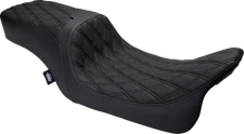 DRAG SPECIALTIES SEATS Predator 2-Up Seat - Vinyl - Double Diamond - w/o