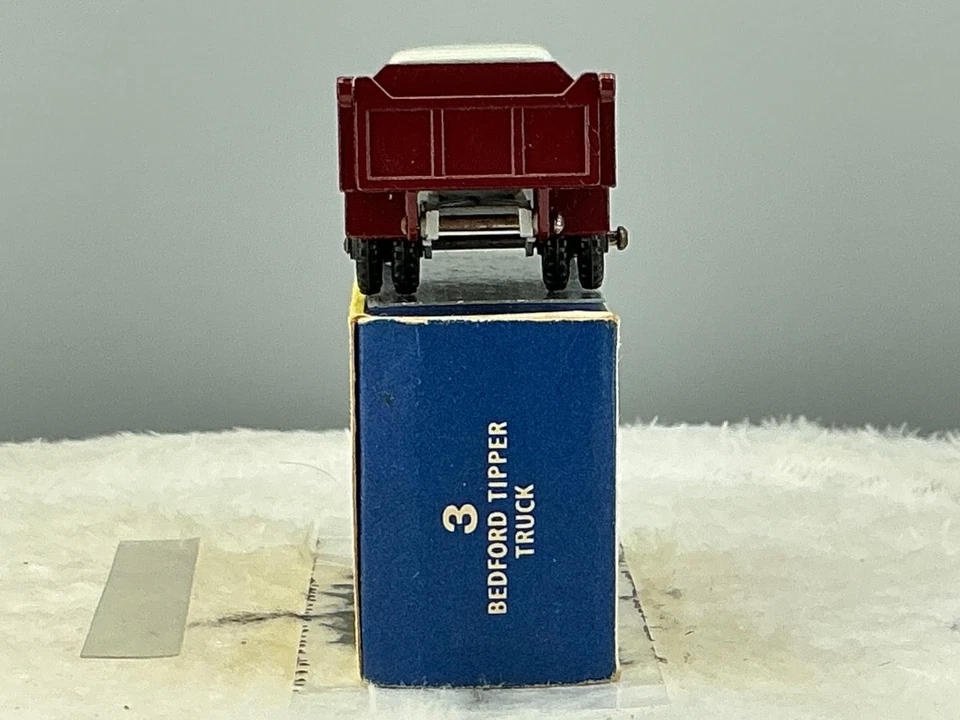 matchbox Lesney 1961#3B tipper"No exhaust br"N,Mint,D2 box all orig. - Image 4 of 4