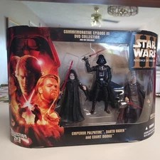 Star Wars Commemorative Figure Pack of 3 Revenge of the Sith Darth Vader Count D