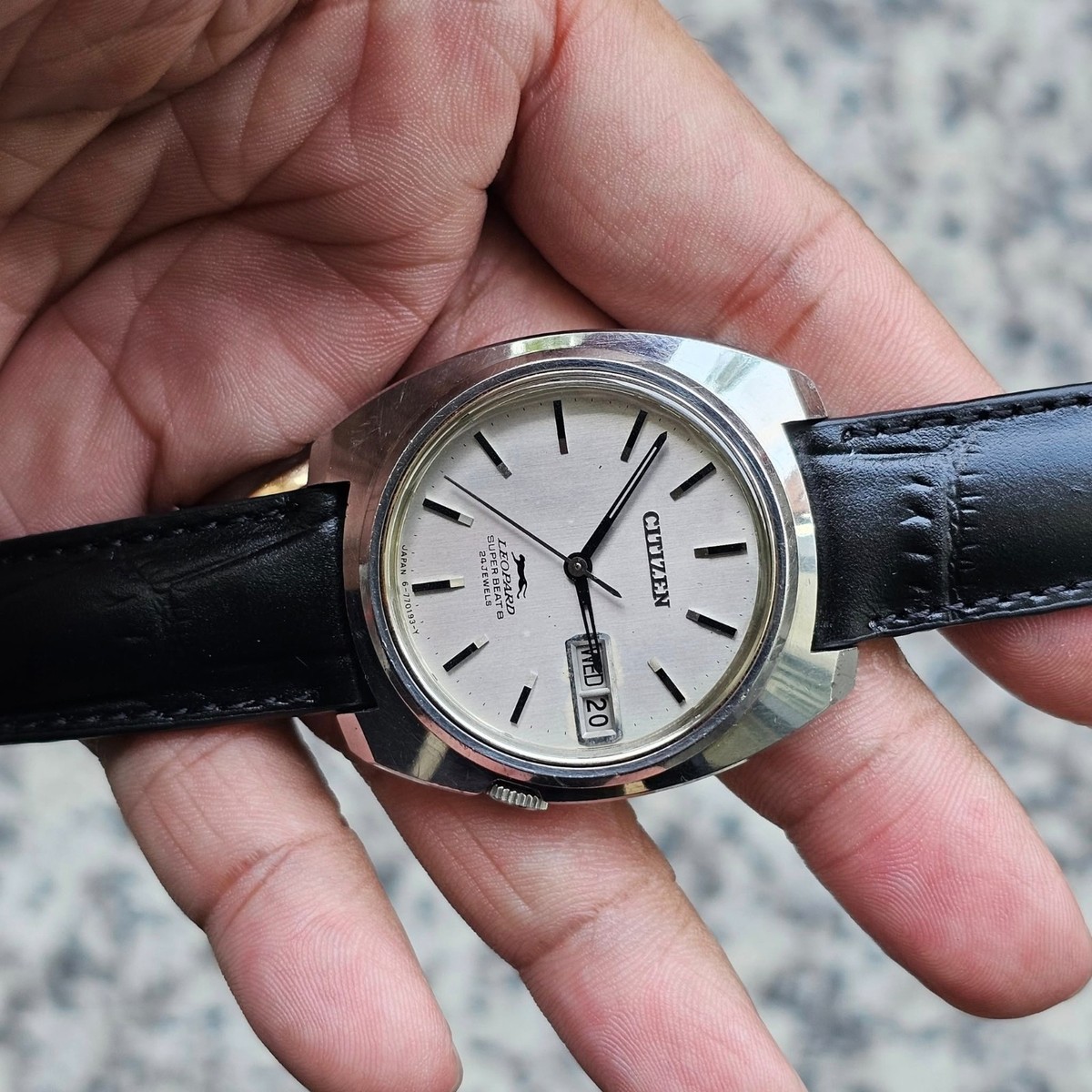 SERVICED) Vintage 1971 Citizen Leopard Super Beat 8 24 Jewels 4