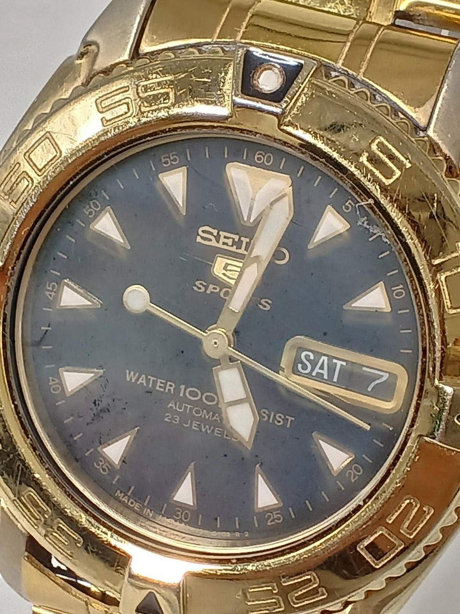 Seiko 5 Sports Gold Men's Watch - 7S36-00Y0 for sale online | eBay