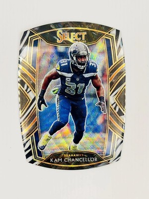 Kam Chancellor Zebra Panini Select 2020 Prizm DieCut #230 Seahawks Case Hit Ssp