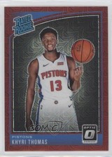 2018-19 Panini Donruss Optic Rated Rookie Choice Red Prizm /88 Khyri Thomas 0s5s