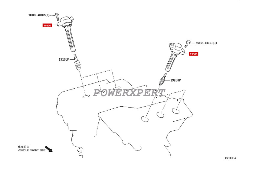 6pcs NGK OEM Ignition Coil Assembly For 2016-2020 Toyota Highlander Lexus RX450h