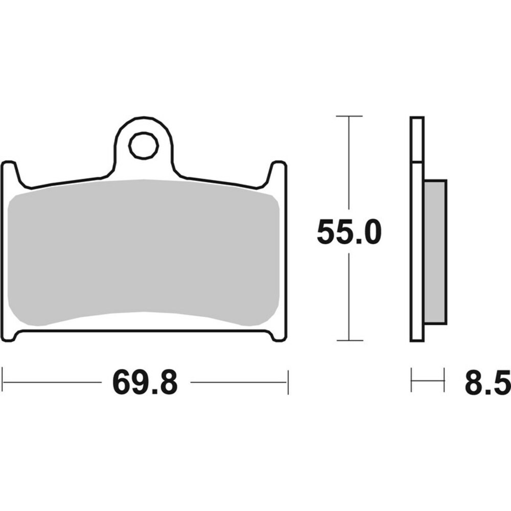 Brembo 07SU14RC Sintered Competition Brake Pads For Motorcycle