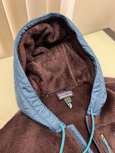 Patagonia Mens Re-Tool Hybrid Hoody Jacket Men’s Small Blue Burgundy Rare Color - Bild 17 von 24