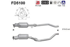 AS DPF Rußpartikelfilter Dieselpartikelfilter FD5100 Cordierit für SEAT EXEO 3R2