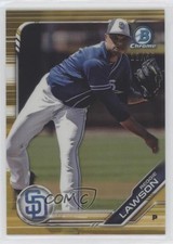2019 Bowman Chrome Prospects Gold Refractor 12/50 Reggie Lawson #BCP-68 nd3